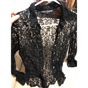 Betsey Johnson lace top